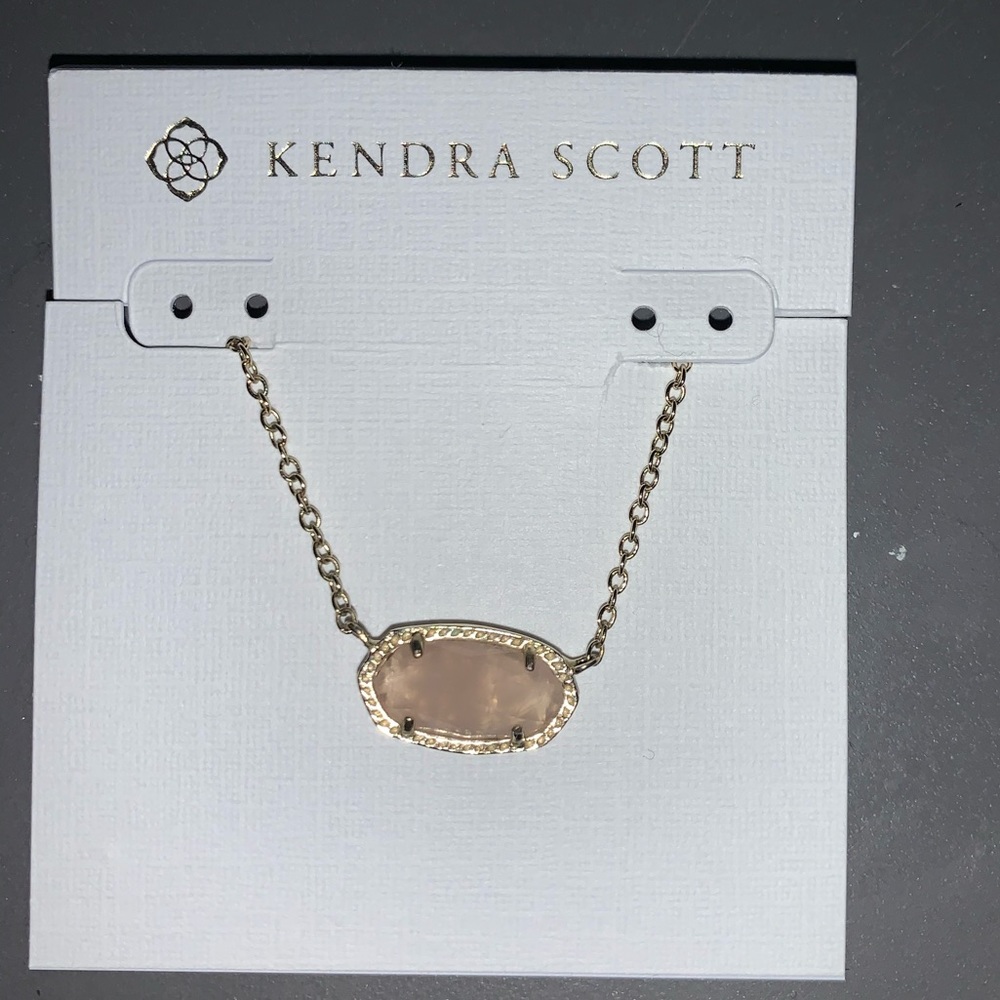rose quarts elisa pendant!